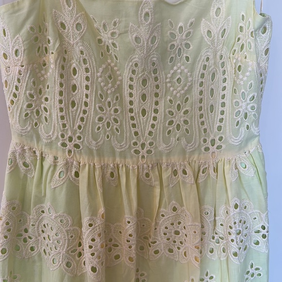 BORGO DE NOR
NINET BRODERIE ANGLAISE MAXI DRESS IN YELLOW size 6 US - Picture 7 of 13